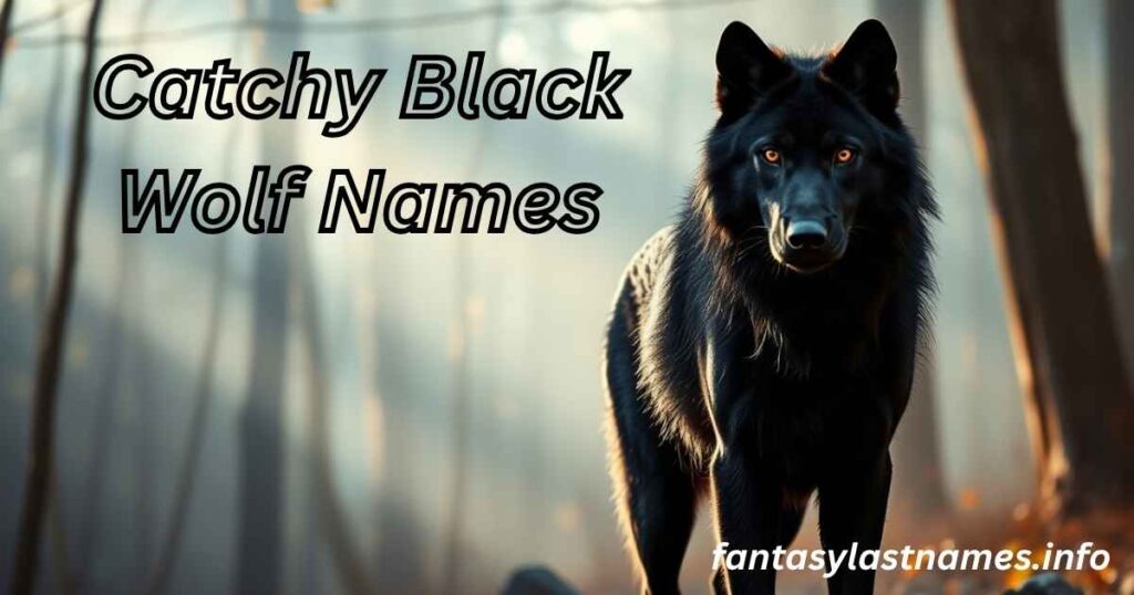 Catchy Black Wolf Names