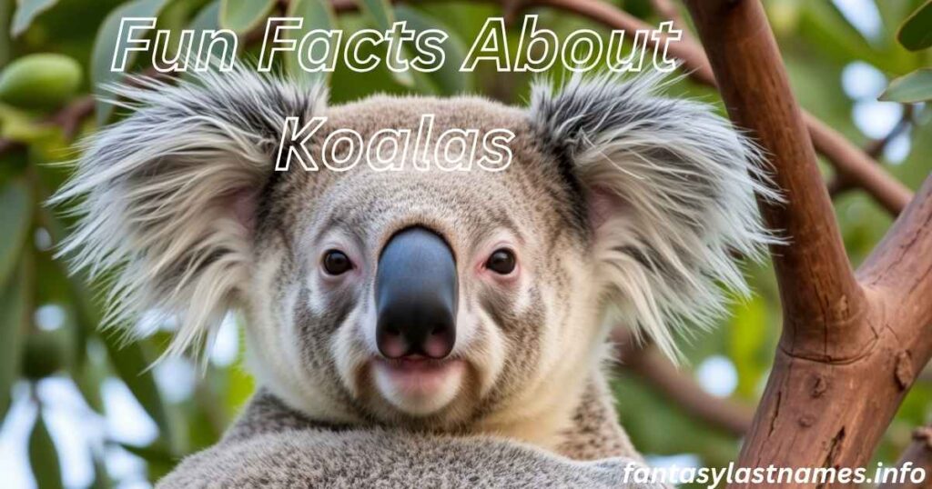 Fun Facts About Koalas