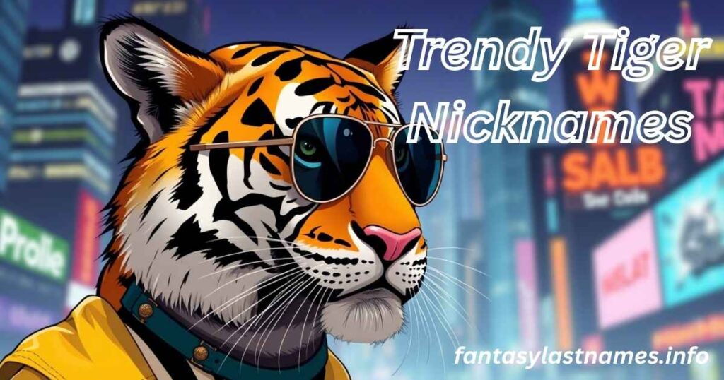 Trendy Tiger Nicknames